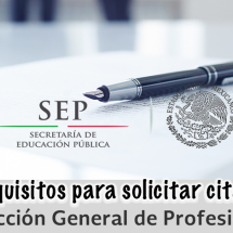 REQUISITOS – CITA ANTE DGP