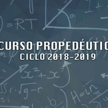 CURSO PROPEDEUTICO 2018